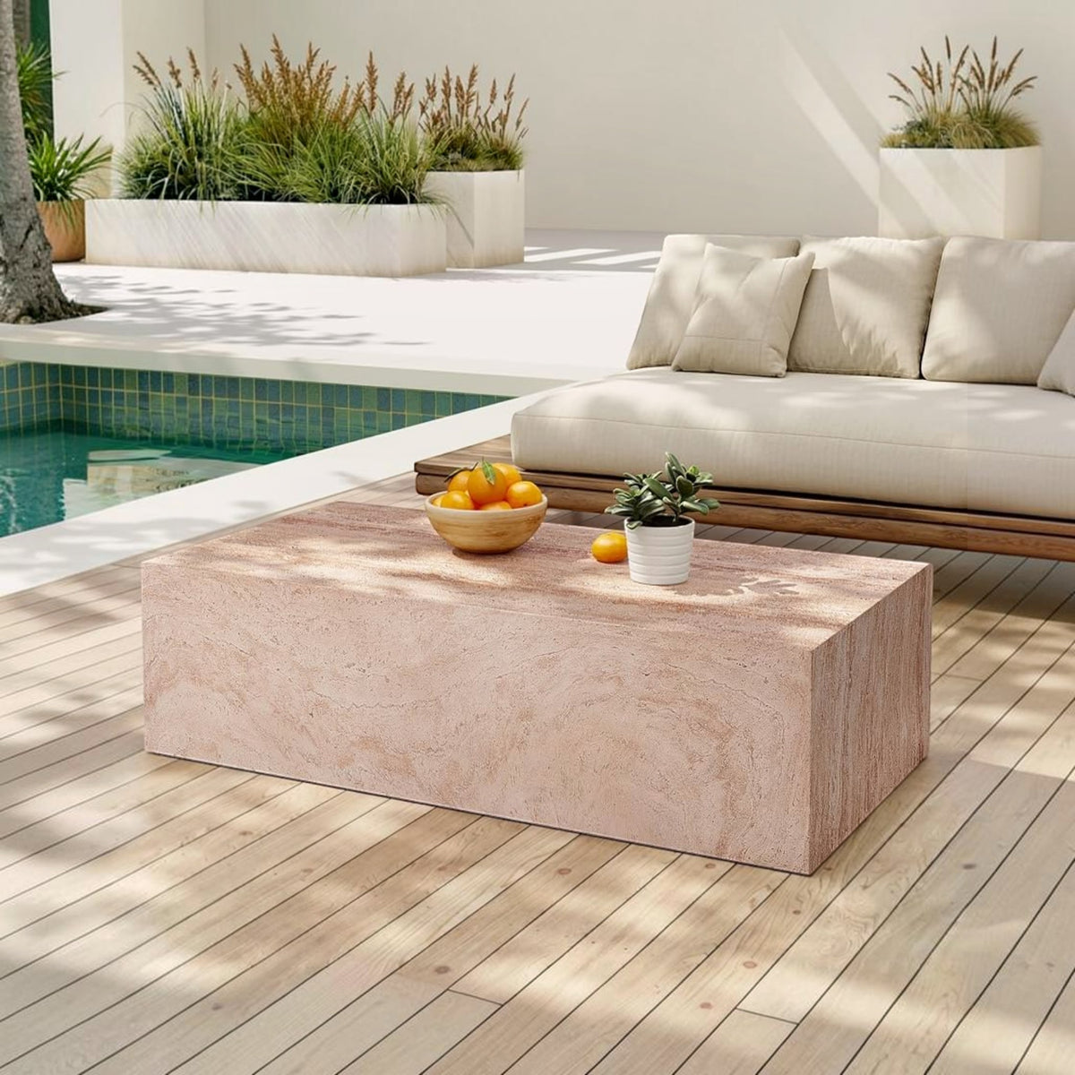 Coffee Table – Travertine 140