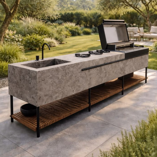 BBQ Island – Travertine 330